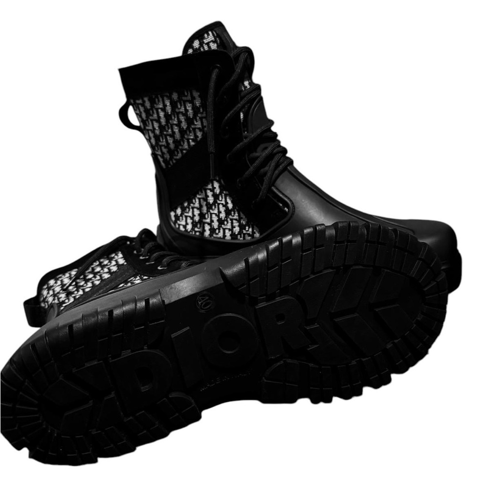 Dior Black and White Men's Boots